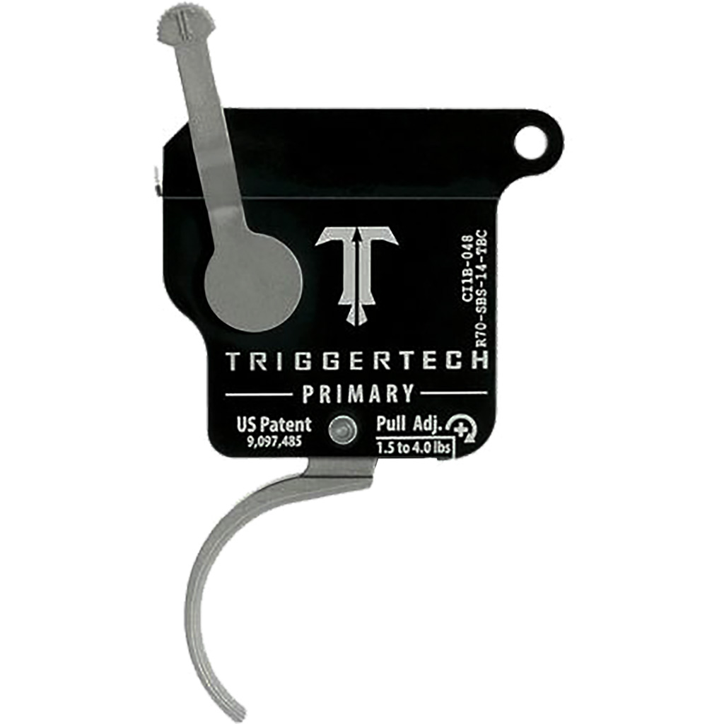 TriggerTech Rem 700 Primary Single Stage Triggers Stainless Traditional Curved Top Safety RH