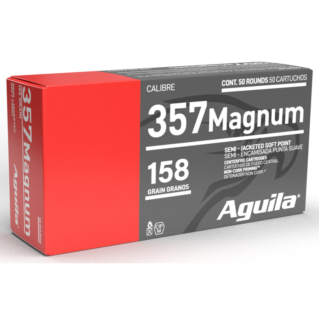 Aguila Pistol Ammo 357 mag. 158 gr. SJSP 50 rd.