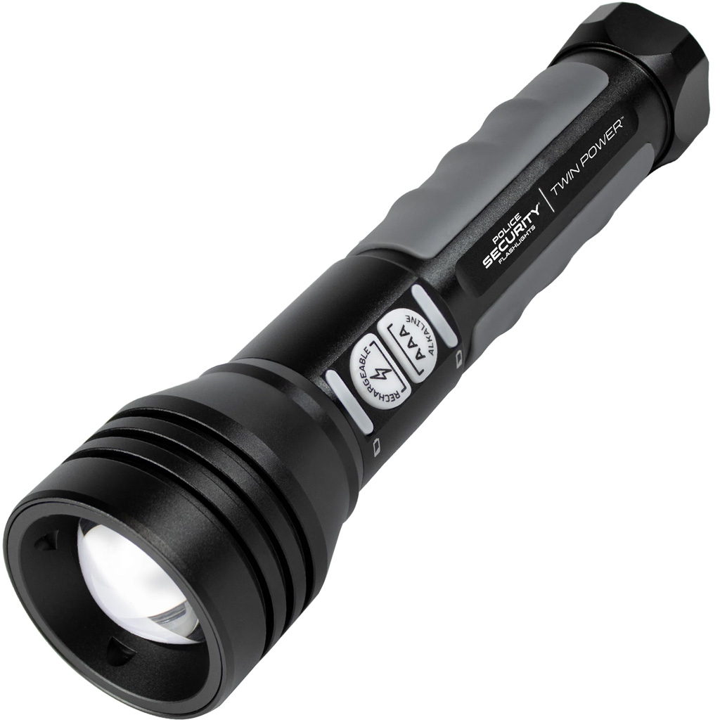 Police Security Twin Power Flashlight 600 Lumen