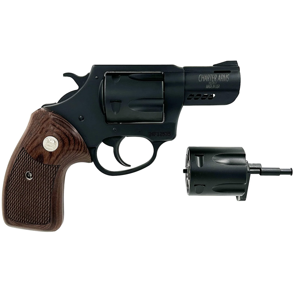 Charter Arms Double Dog Revolver 357 MAG / 9mm 2.2 in Black / Walnut 5 rd.