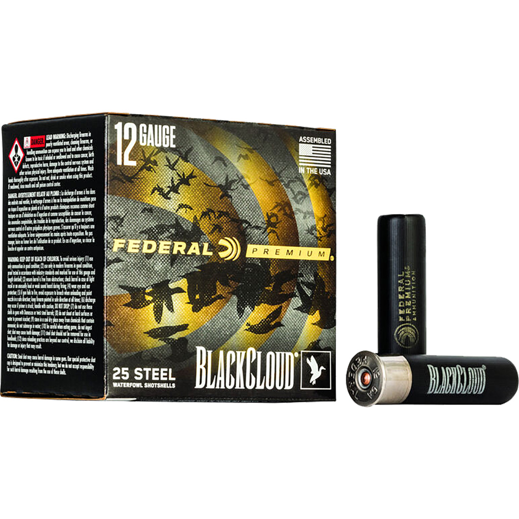 Federal Black Cloud FS Steel Load 12 Gauge 3.5 in. 1 1/2 oz. 3 Shot 25 rd.