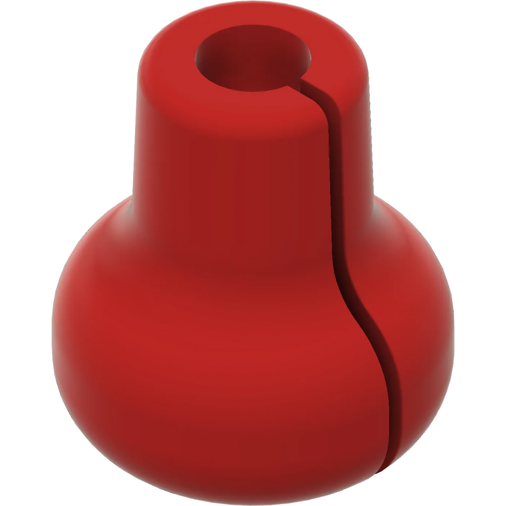 Pine Ridge Beak Button Red 1 pk.