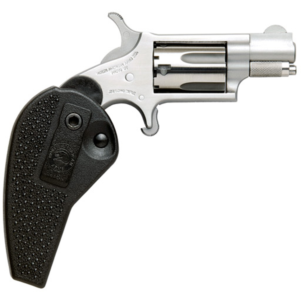 NAA 22MSCHG Mini-Revolver Combo 22 LR/.22 WMR Stainless/Black Holster 1.13 in 5rd