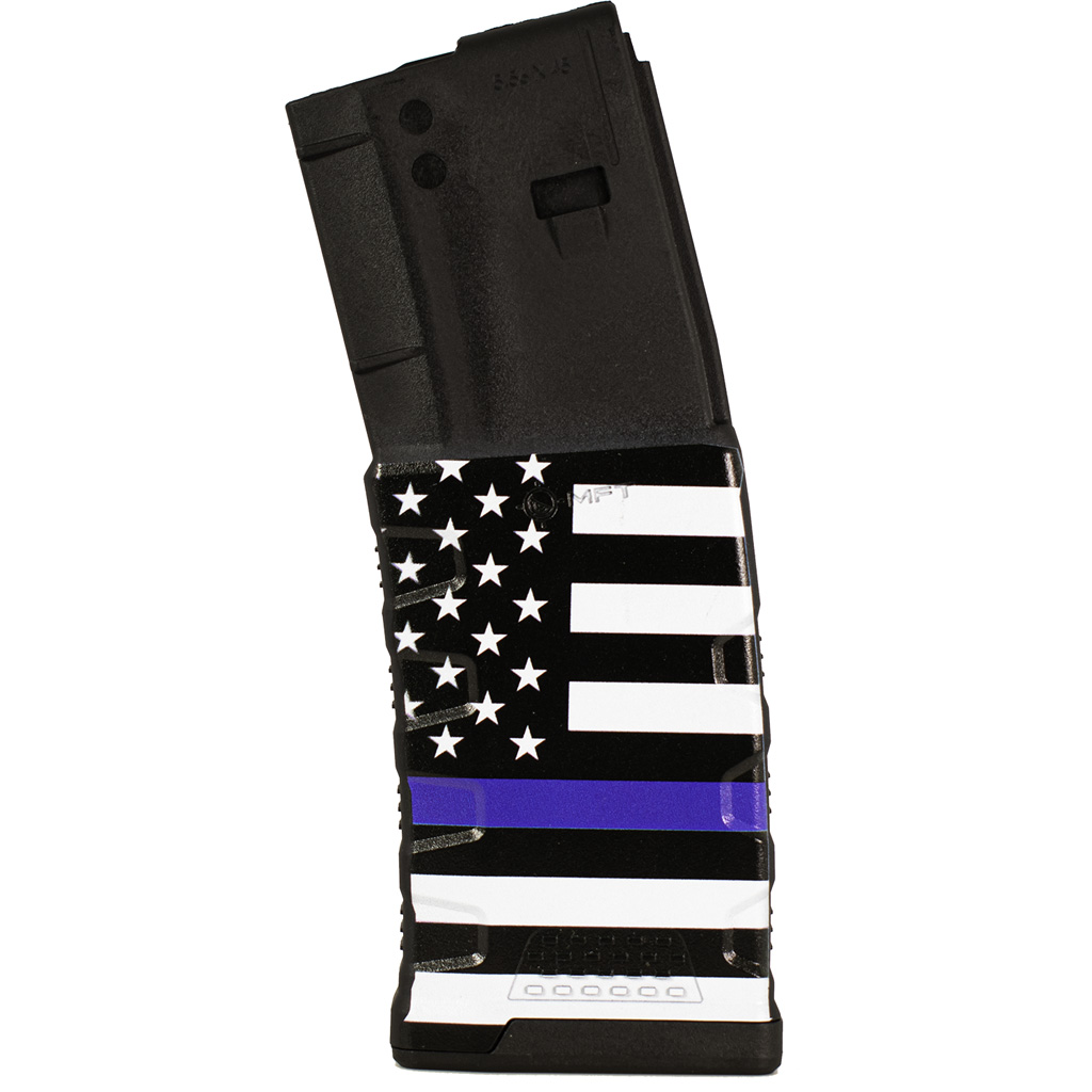 MFT Extreme Duty Polymer Mag Blue Line Flag 30 rd. 5.56x45mm/223 Rem./300 AAC
