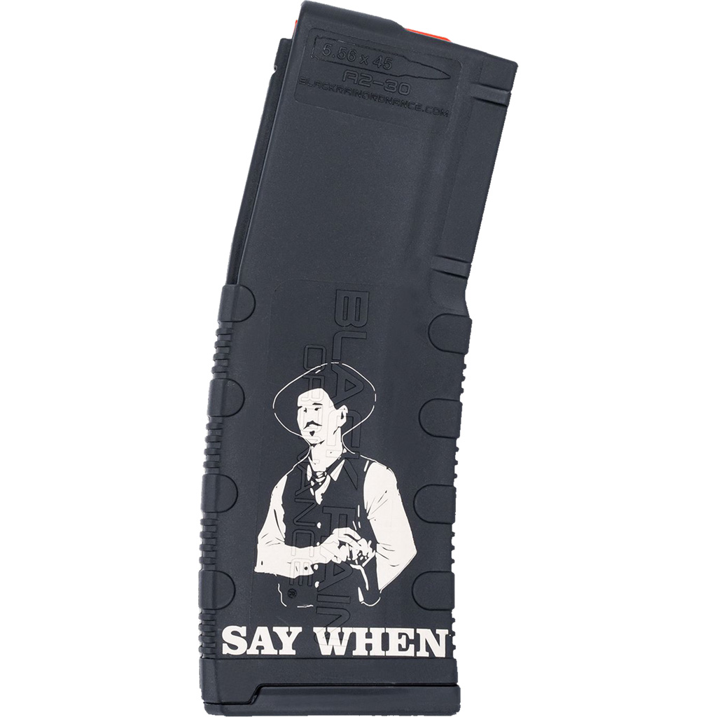 Black Rain Ordnance Lasered AR15 Magazine Say When 30 rd.