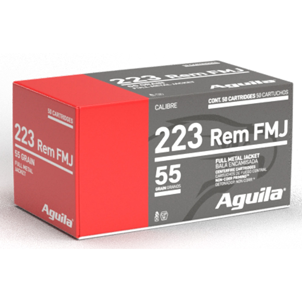 Aguila Rifle Ammo 223 Rem. 55 gr. FMJ 50 rd.