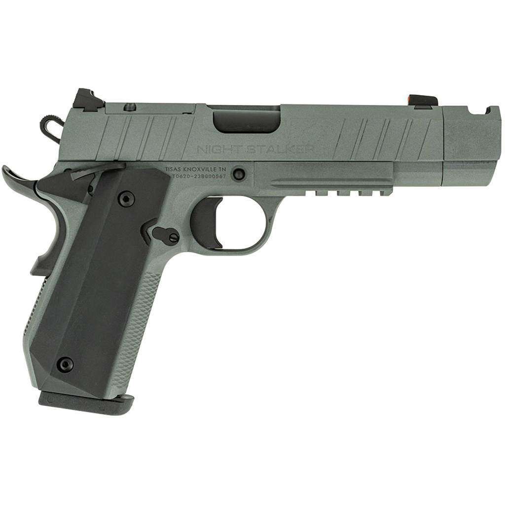 SDS B45BA NSSF C Pistol 45 ACP 4.25 in. Nickle 8rd.