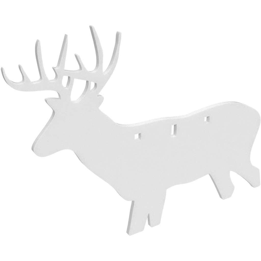 Birchwood Casey Ar500 Silhouette 3-Hole Deer 3/8"