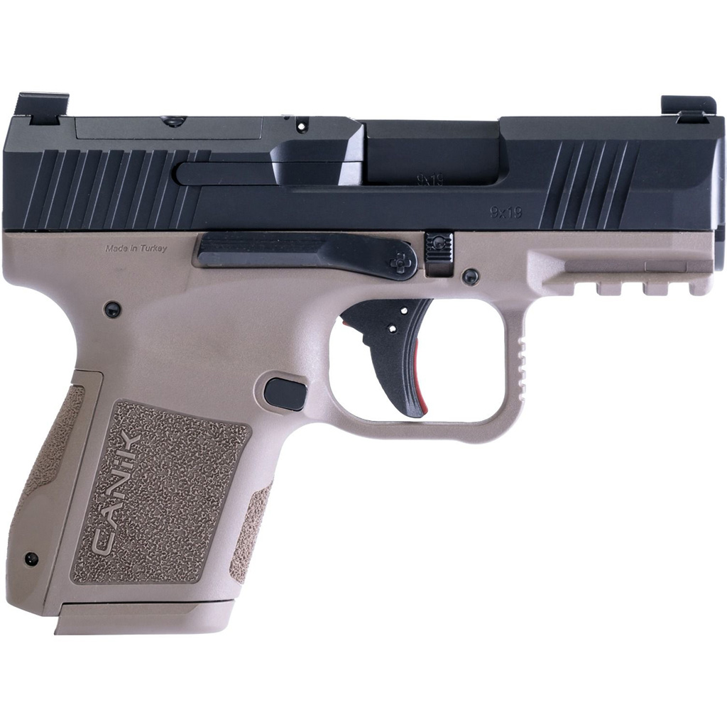 Canik MC9 Pistol 9mm 3.18 in. Black & FDE 12 & 15 rd.