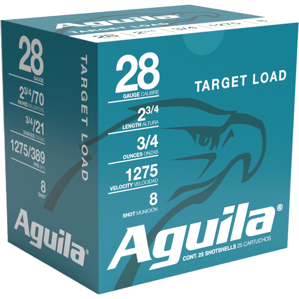 Aguila High Velocity Shotgun Game Load 28 ga. 2.75 in. 3/4 oz. 9 Shot 25 rd.