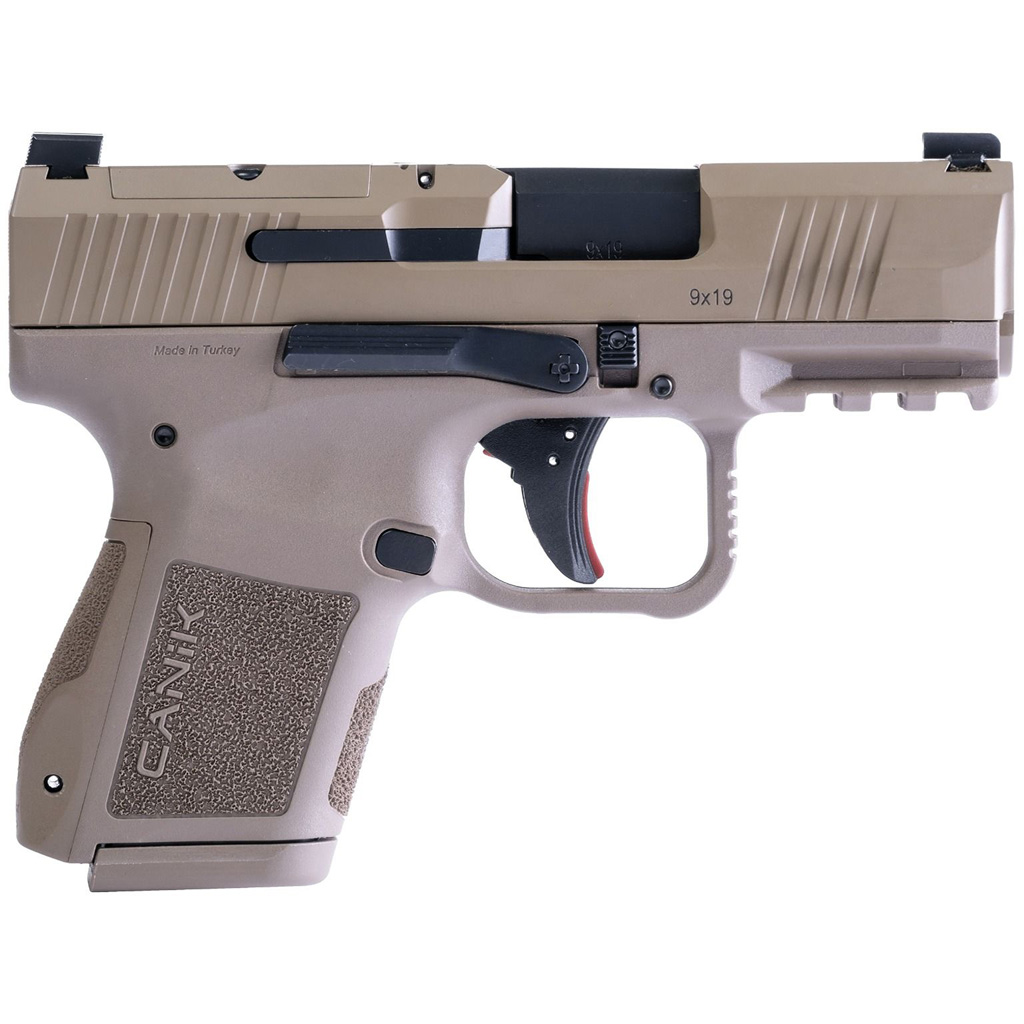 Canik MC9 Pistol 9mm 3.18 in. FDE 12 & 15 rd.