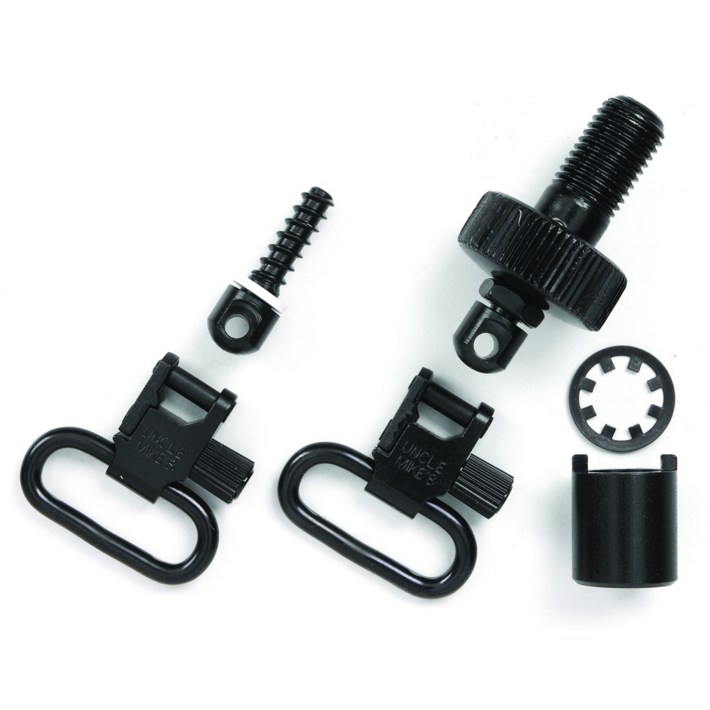 Uncle Mike's QD Swivels Mossberg 500 1 in. Blued