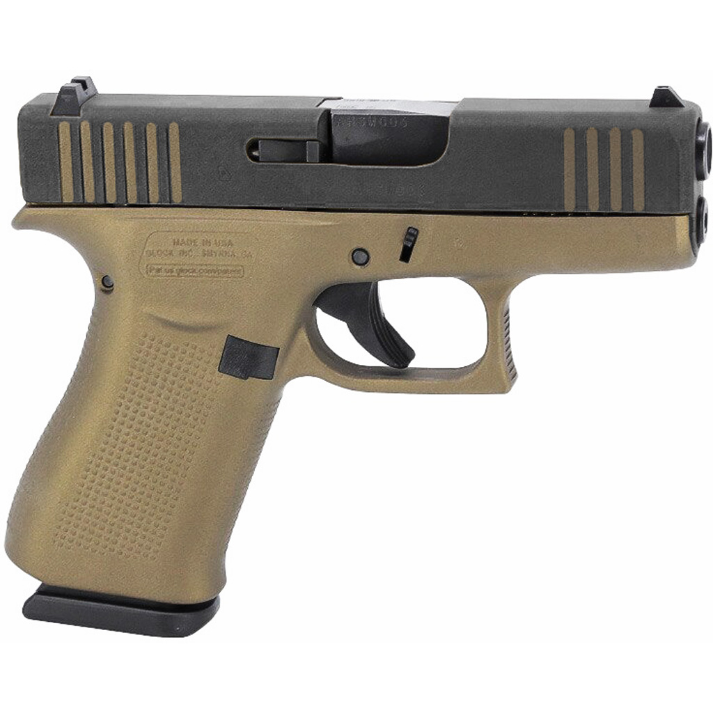 Glock 43X Pistol 9mm 3.41 in. Burnt Bronze 10 rd.
