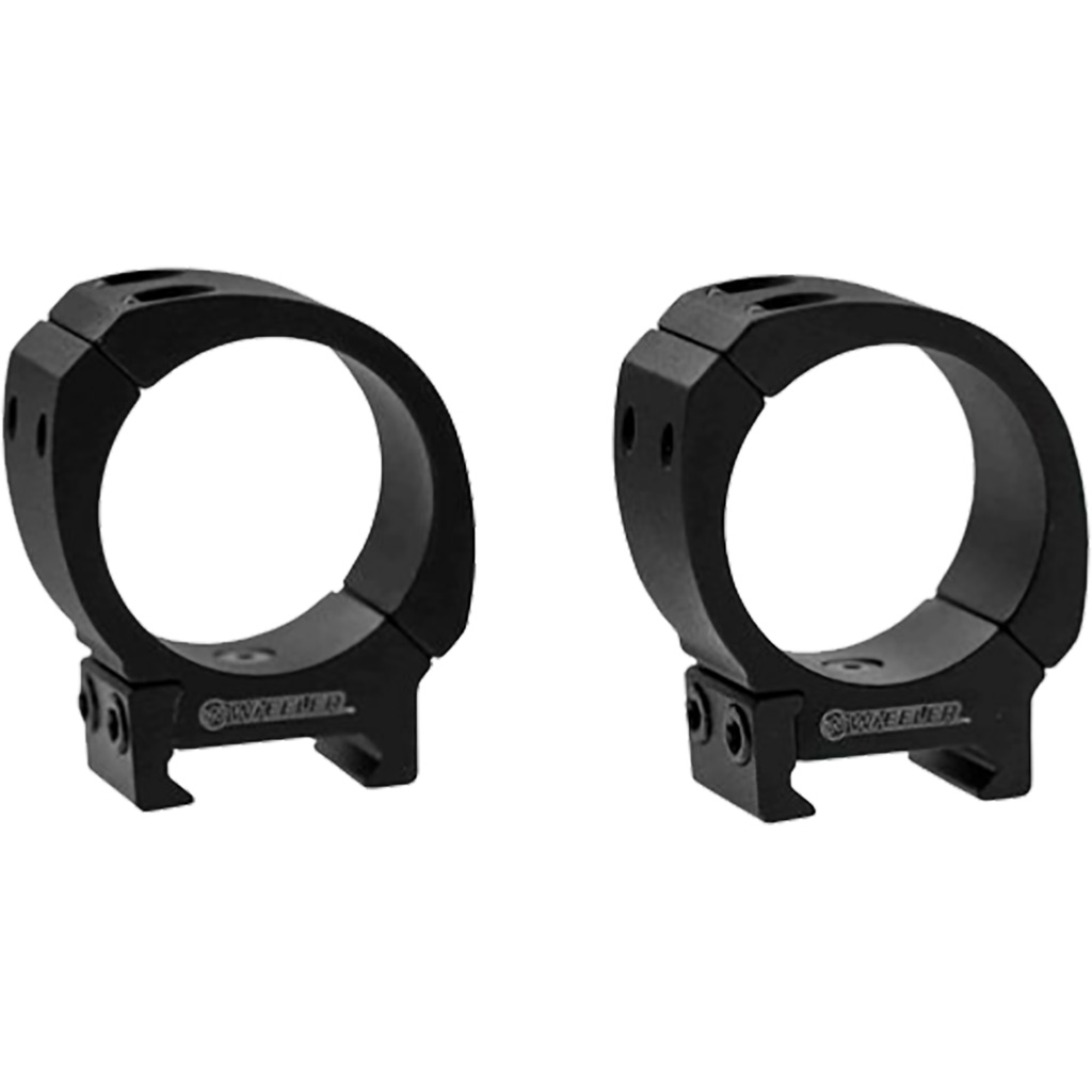 Wheeler Sport Scope Rings Black 1 in. High