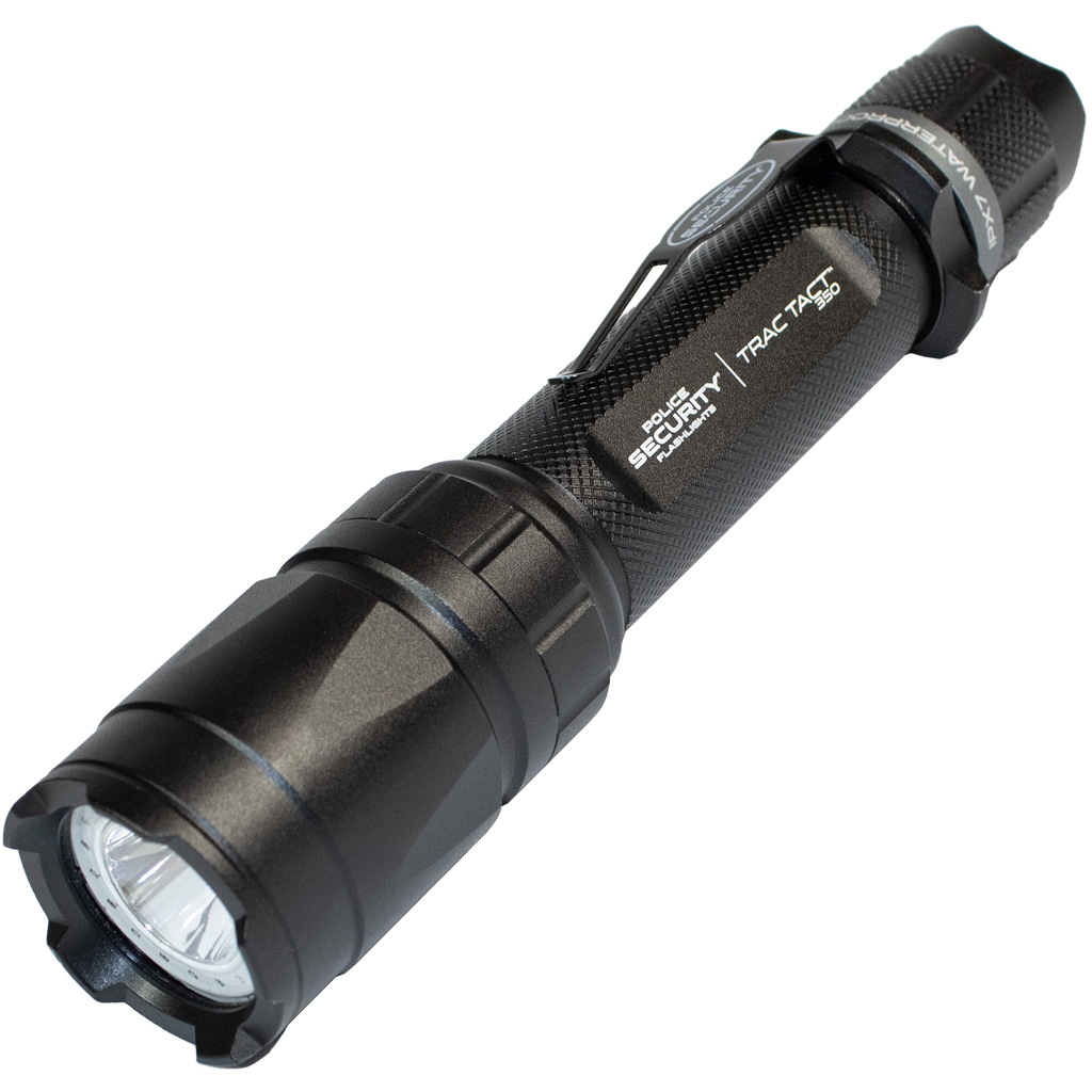 Police Security Trac Tact Flashlight 350 Lumen with UV