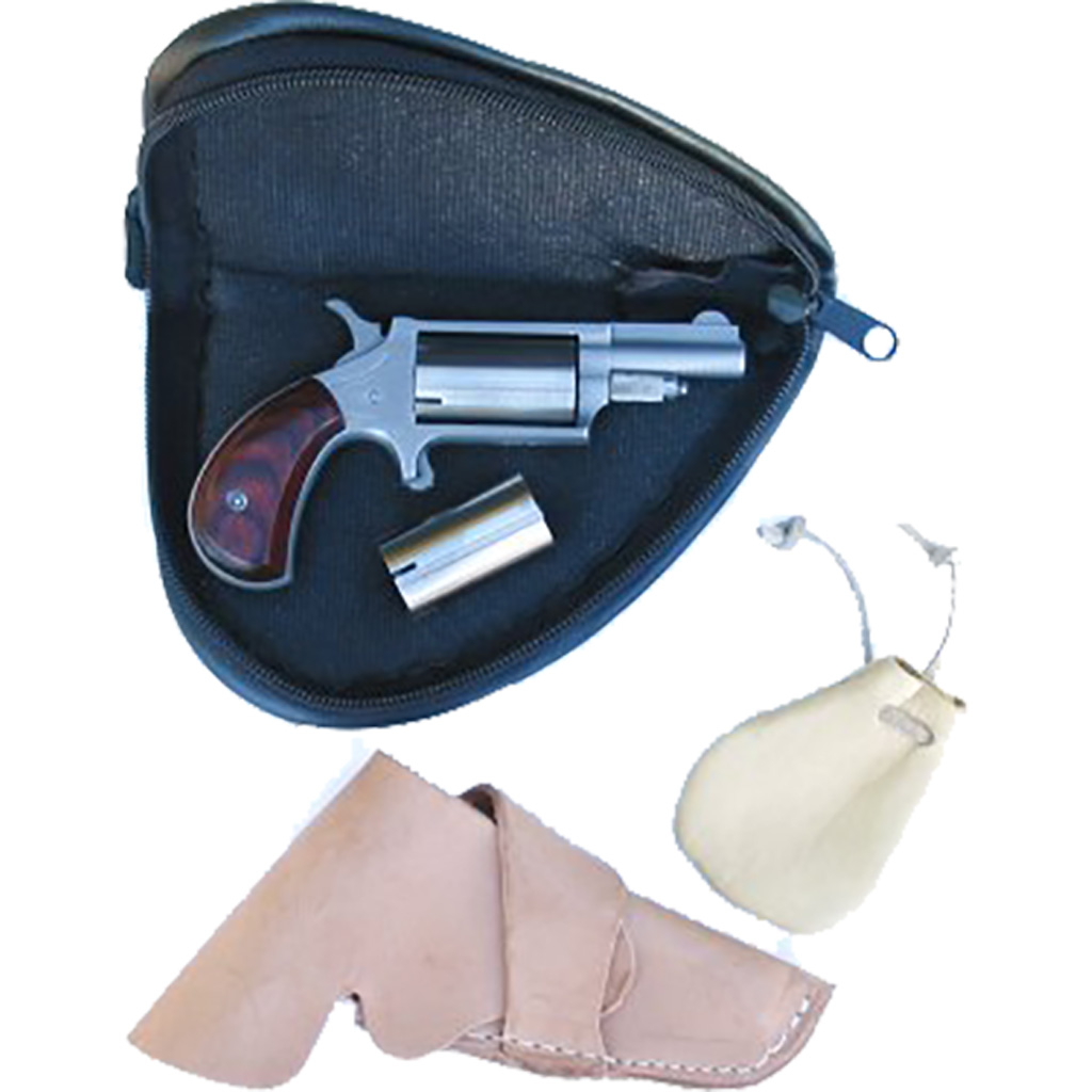 NAA 22MCBK Super Companion Black Powder Revolver .22 Cal. #11 Perc. Cap Stainless 1.63 in. 5 rd.