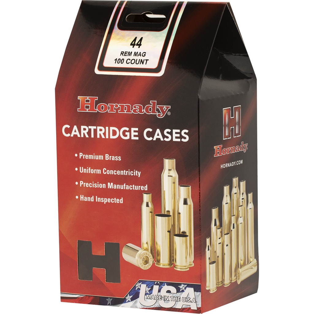 Hornady Pistol Cartridge Cases 44 Rem. Mag. Unprimed 100 pk.