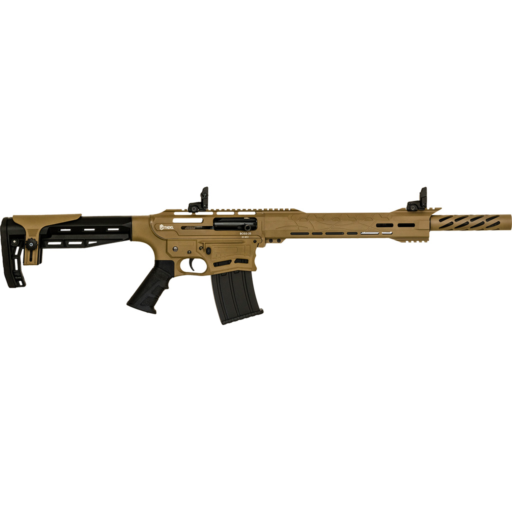 Citadel BOSS-25 Shotgun 12 ga. 20 in. Synthetic FDE Cerakote 3 in.