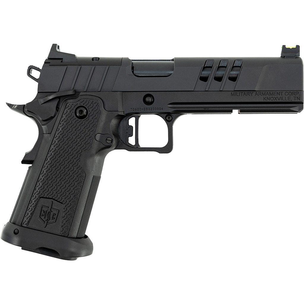 MAC 9 DS-D Pistol 9mm 5 in. Black AOS Optic Cut 17 rd.