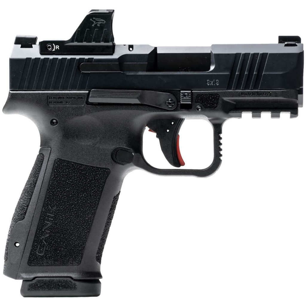 Canik Mete MC9 L Pistol  9mm 3.18 in . Black 17 Rd. With MeCanik MO1 Optic