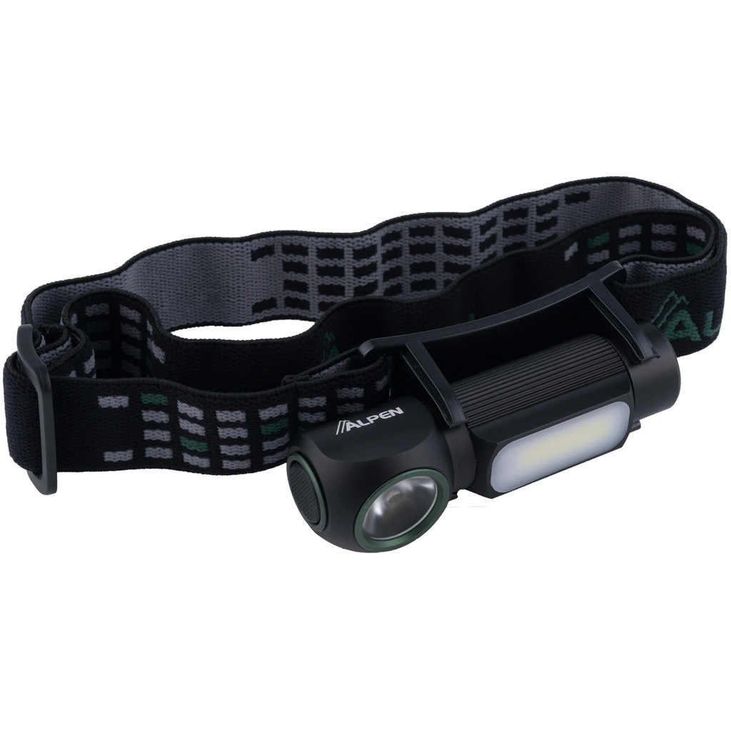 Alpen Tek-Light HeadLamp 500,250,100,55 Lumen, 30 Red, Rechargeable