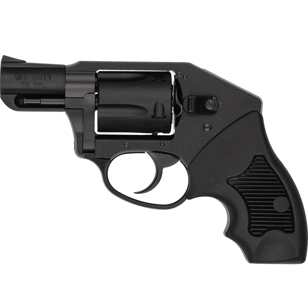 Charter Arms Off Duty Revolver 38 Spl. Black/Black Passivate Compact Grip 2in 5rd