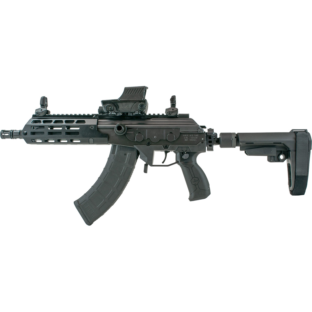 IWI Galil Ace Gen 2 Pistol with Stabilizing Brace 5.45x39 8.3 in. Black 30 rd.