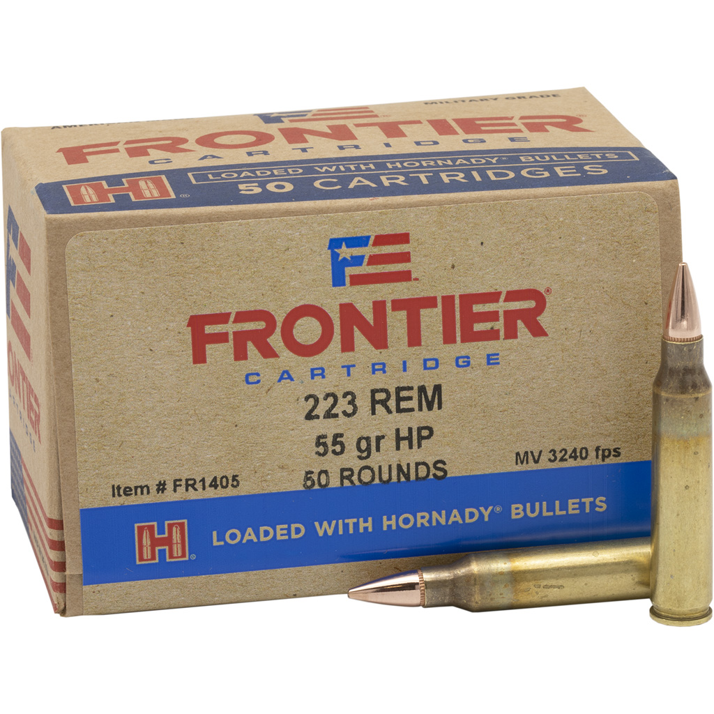 Hornady Frontier Rifle Ammo 223 Rem. 55 gr. Hollow Point Match 50 rd.