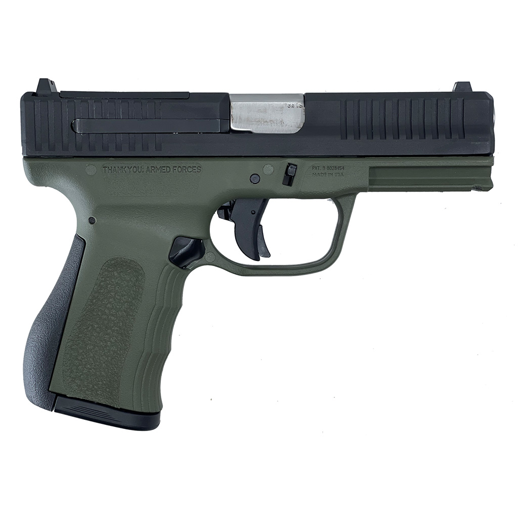 FMK Mach 9 G3 Pistol 9mm OD Green 14 Rd.