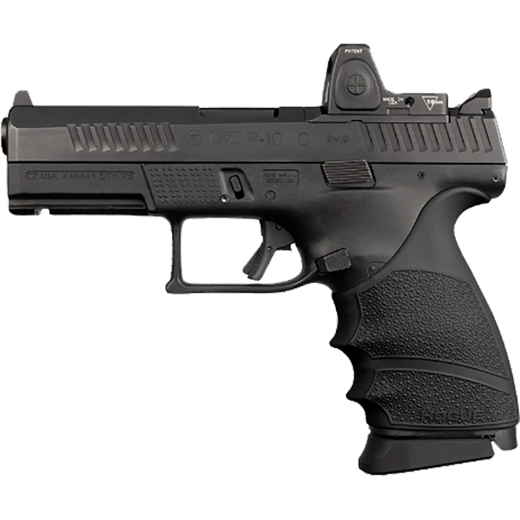 Hogue HandAll Beavertail Grip Sleeve Black CZ P-10 Compact 9mm
