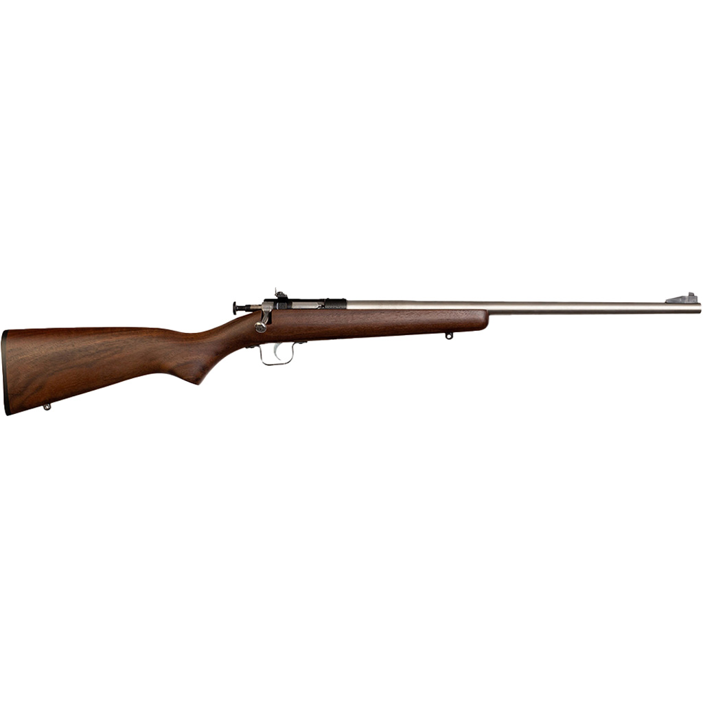 Keystone Crickett Rifle 22 LR 16 in. Walnut Stainless RH