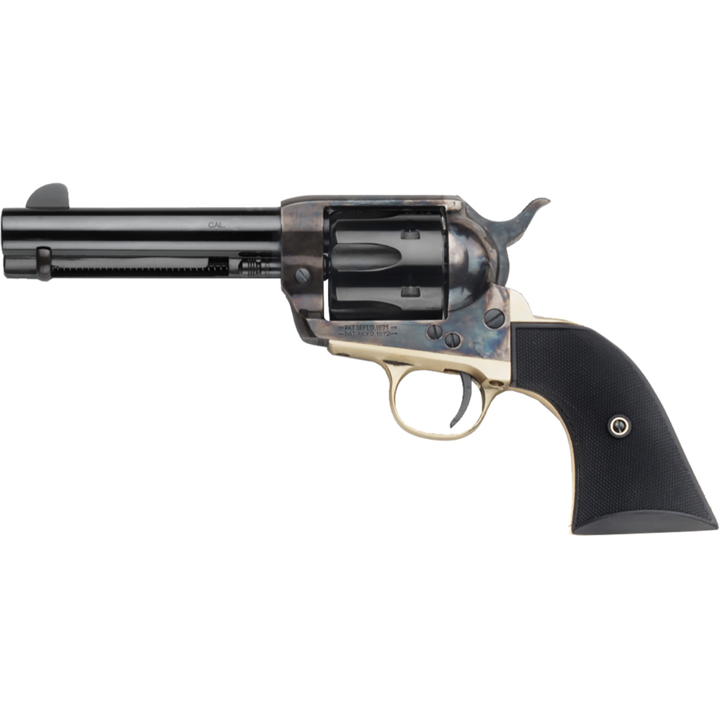 Pietta 1873 Gunfighter Revolver 357 Mag. 4.75 in. Checkered Black Grip