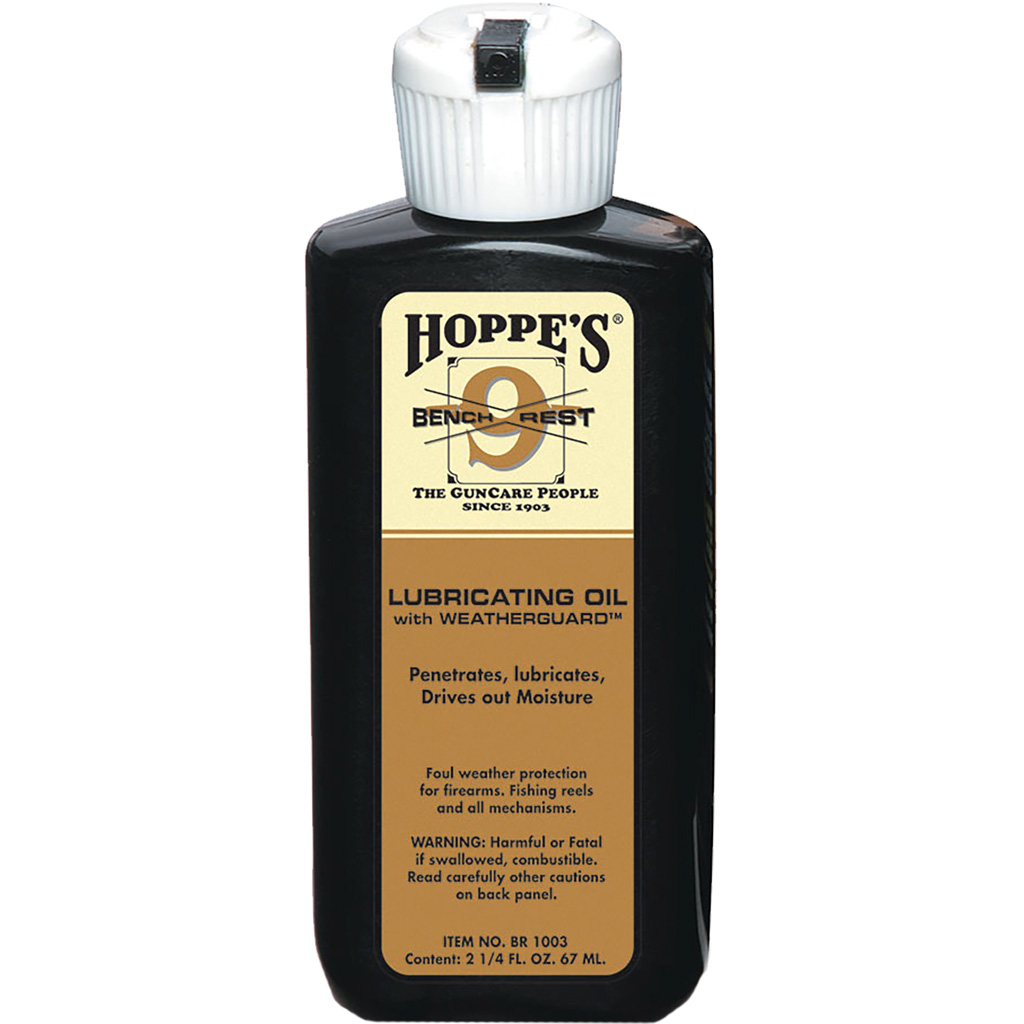 Hoppes No. 9 Bench Rest Oil 2.25 oz. Bottle