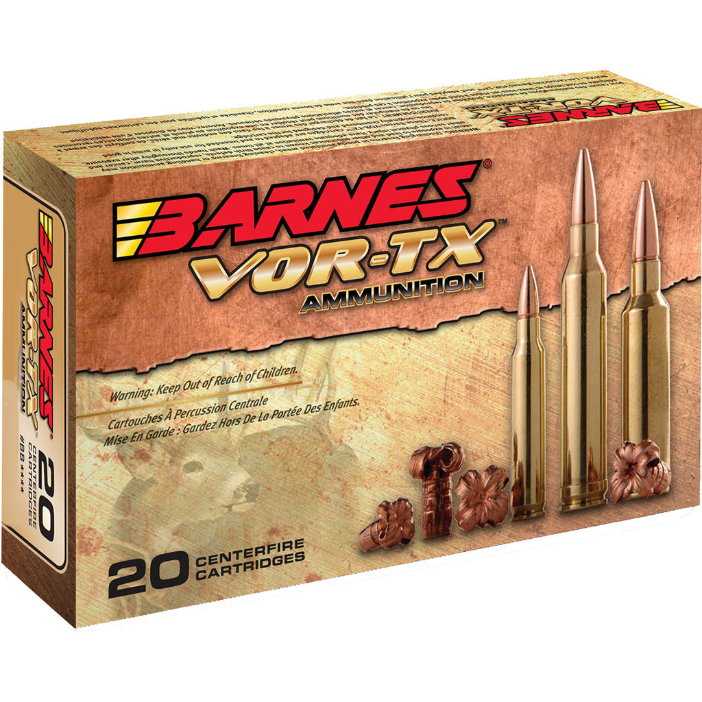 Barnes VOR-TX Centerfire Rifle Ammo 30-30 Win. 150 gr. TSX FN 20 rd.