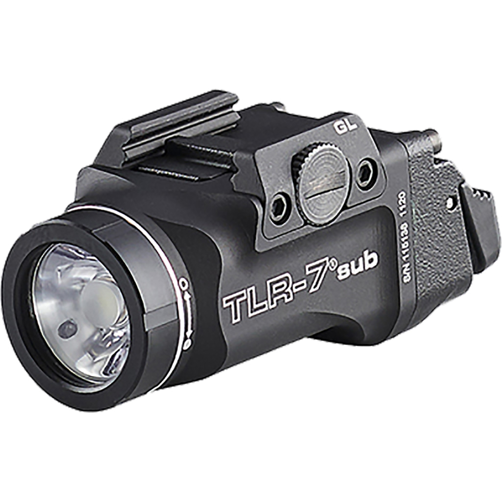 Streamlight TLR-7sub Weapon Light Black 500 Lumens Fits Glock 43XMOS/48MOS
