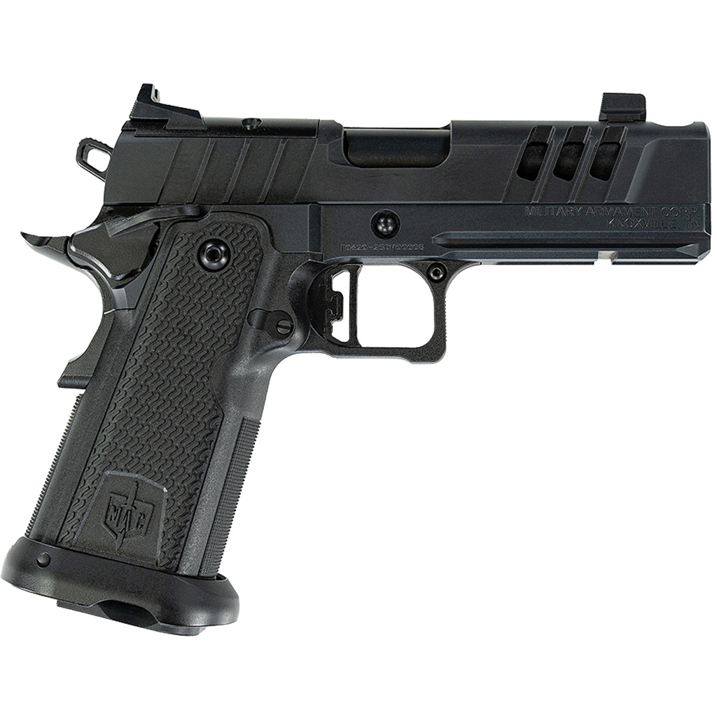 MAC 9 DS Comp Pistol 9mm 4.25 Black Comp AOS Optic Cut 17 rd.