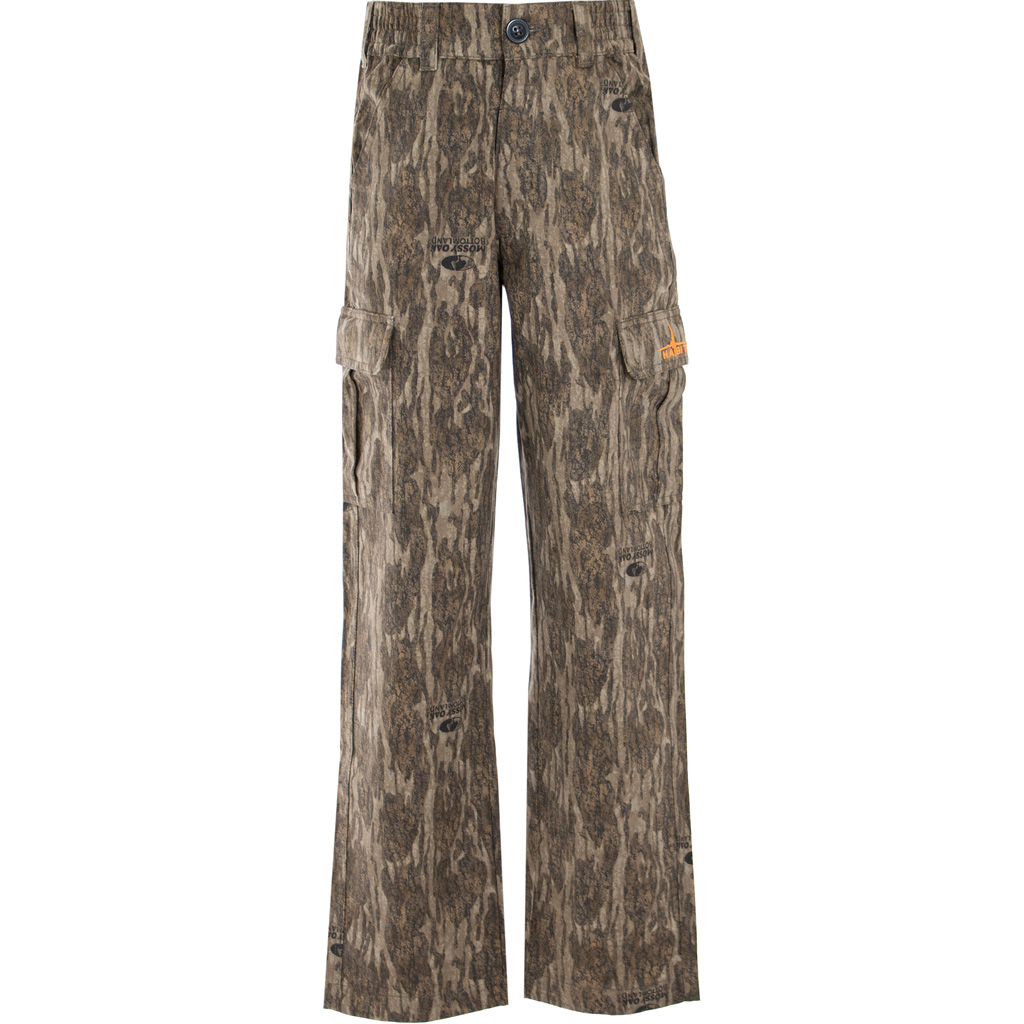 Habit Youth Bear Cave 6 Pocket Camo Pant YM-Mossy Oak New Bottomland