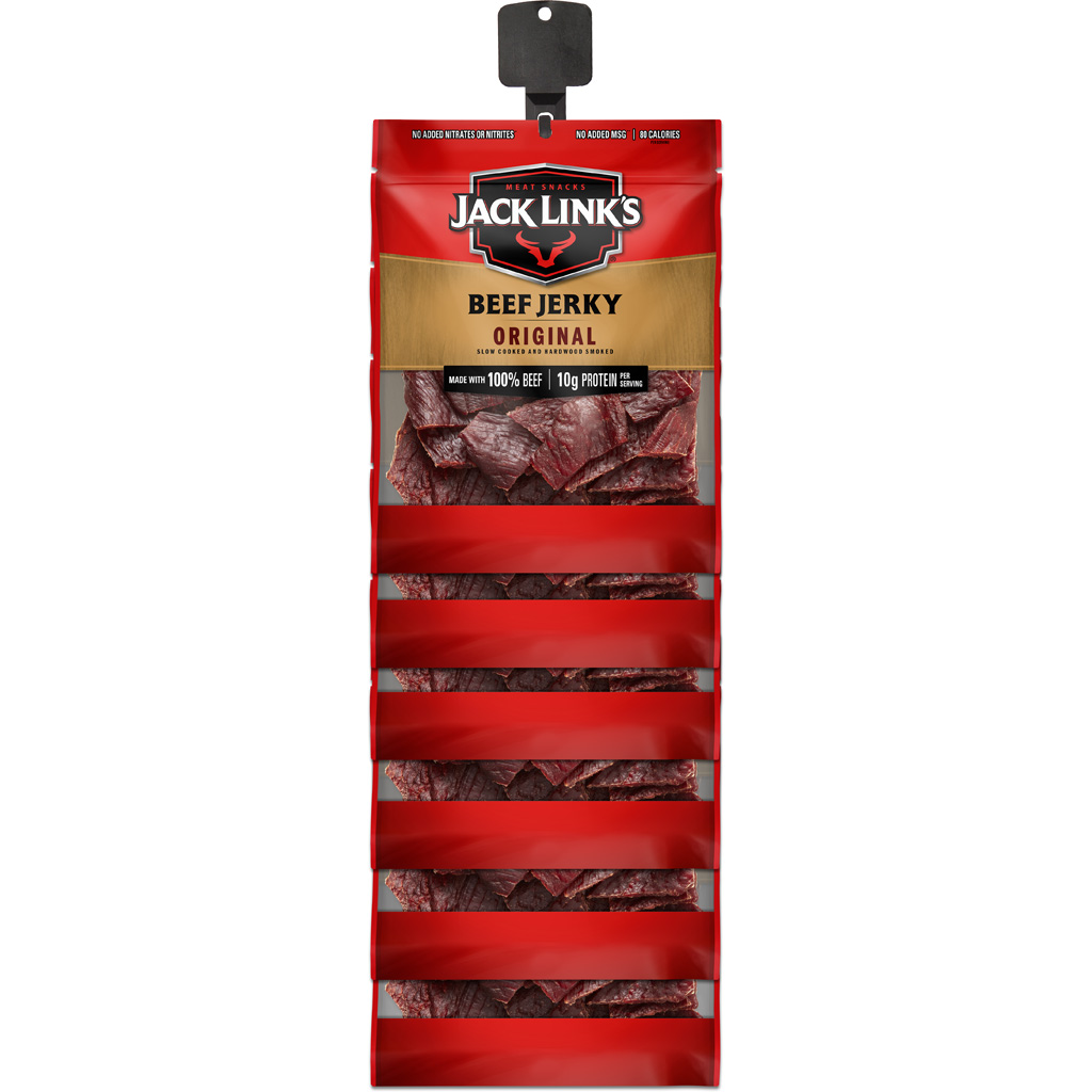 Jack Links 3.25oz Jerky Clip Strip 12ct Orig & Teriyaki