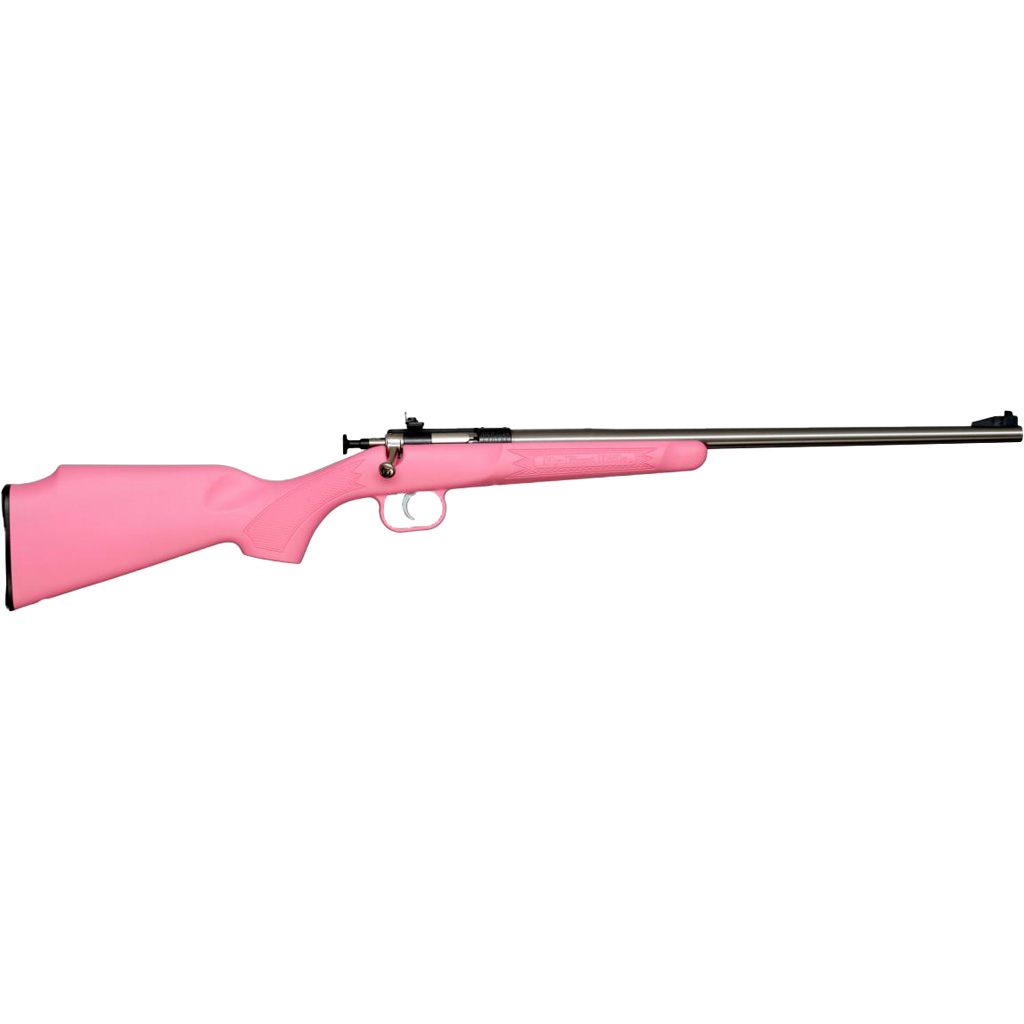 Keystone Crickett My First Rifle 22 LR 16 in. Pink Stainless RH