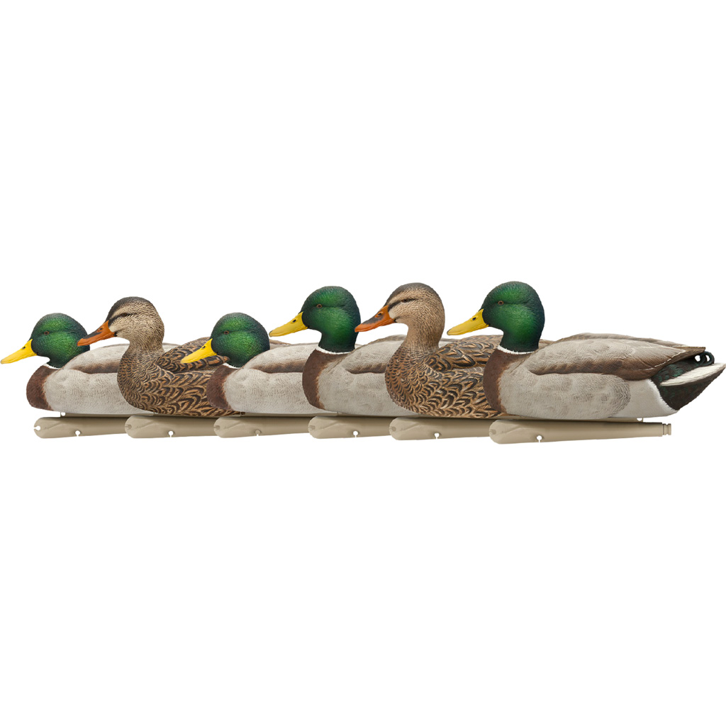 AvianX Top Flight Duck Decoys Open Water Mallard 6 pk.