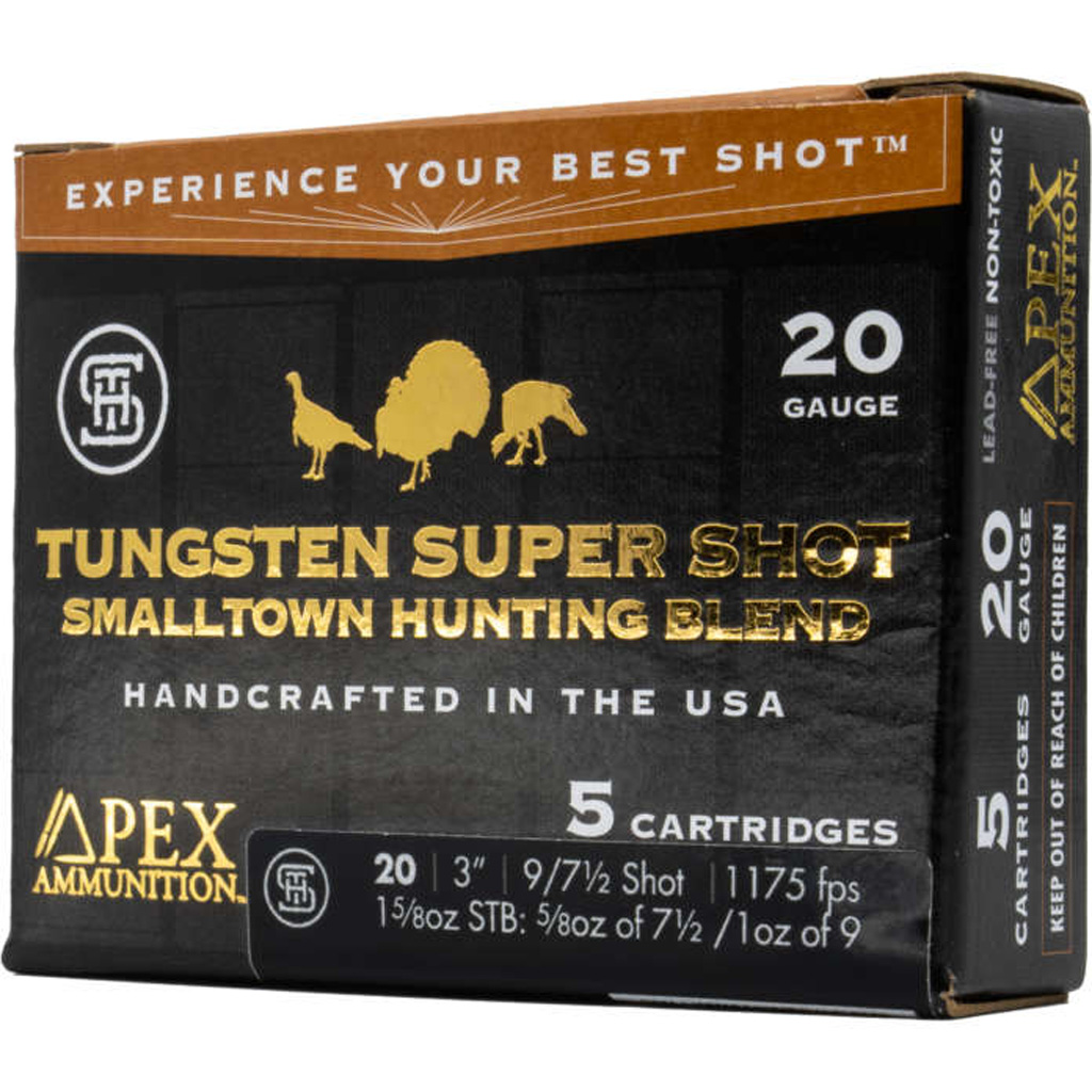 Apex Turkey TSS Smalltown Hunting Blend 20 ga. 3 in.  7.5/9 shot 5 rd