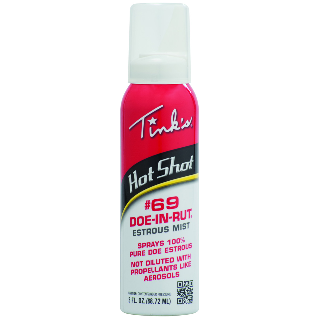 Tinks Hot Shot #69 Doe-In-Rut Estrous Mist 3 oz.