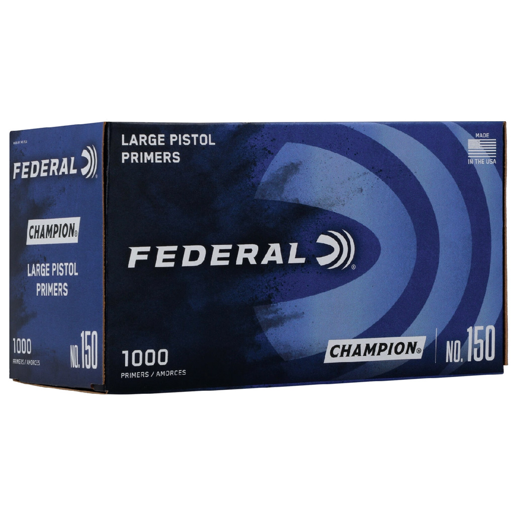 Federal Pistol Primers Large 1000 ct. HAZ