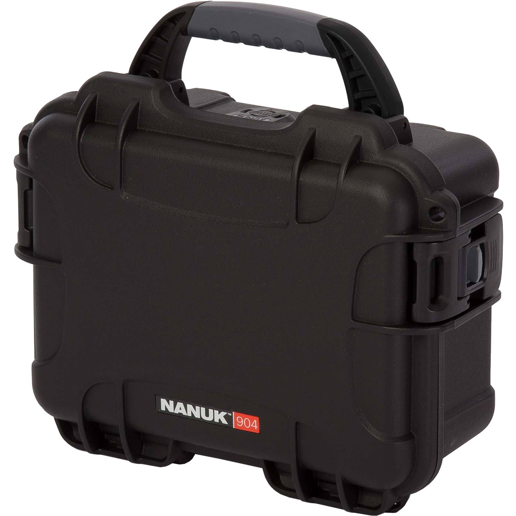 Nanuk Pistol and Accessory Hard Case w/Foam Black 8.4 in. x 6 in. x 3.7in