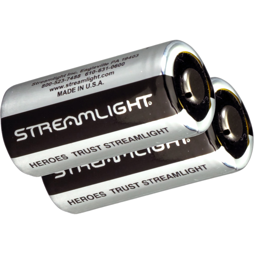 Streamlight Lithium Batteries CR123A 2 Pack