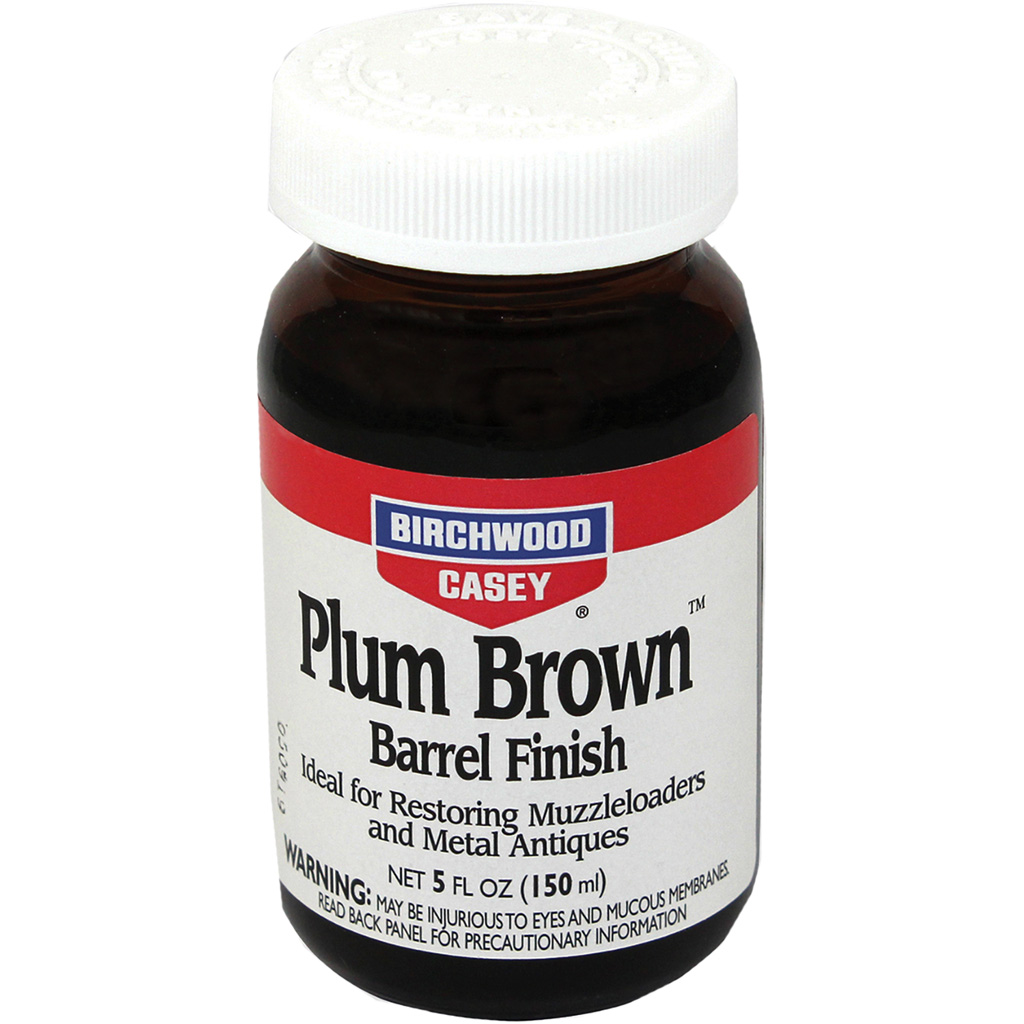 Birchwood Casey Plum Brown Barrel Finish Jar 5 oz.