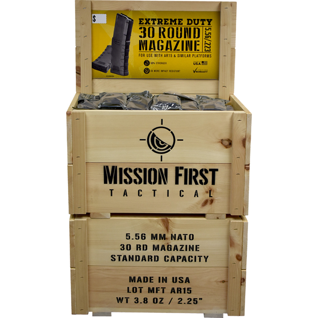 MFT Ammo Crate Dump Bin Display DROP SHIP ONLY 30 rd. 5.56 Polymer Mags 400 ct.