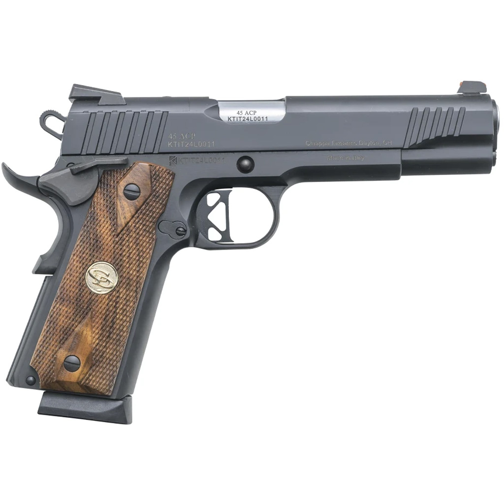 Charles Daly 1911 Superior Pistol 45 ACP 5 in Black Optic Ready Walnut Grip 10 rd