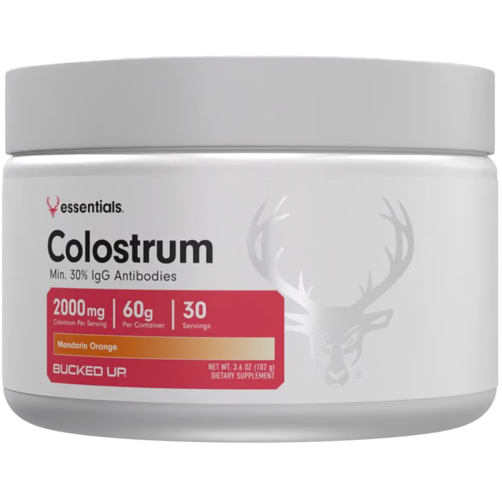 Bucked Up Colostrum Antibody Supplement Orange 30 Serving Tub