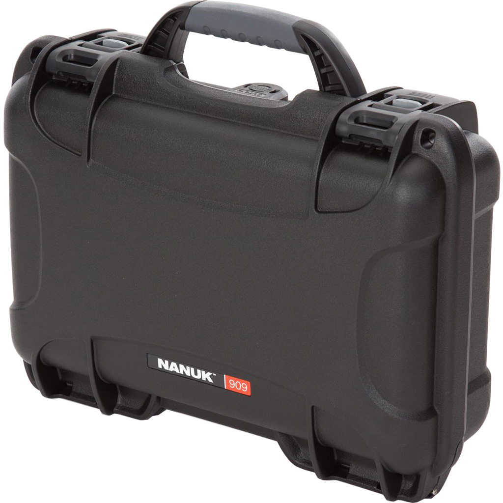 Nanuk Pistol and Accessory Hard Case w/Foam Black 11.4 in. x 7 in. x 3.6 in